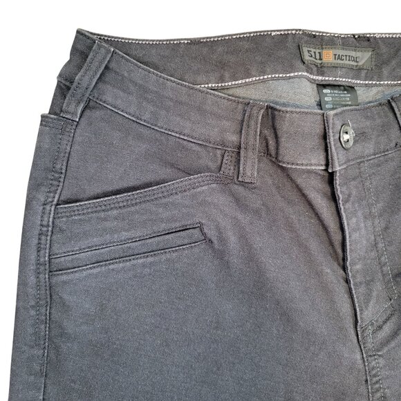 511 Tactical Womens Pants Size 8 Regular Gray Stretch Low Rise Casual - Picture 3 of 10